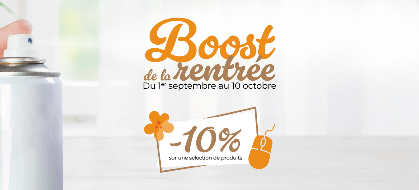 Promotion Boost de la rentrée
