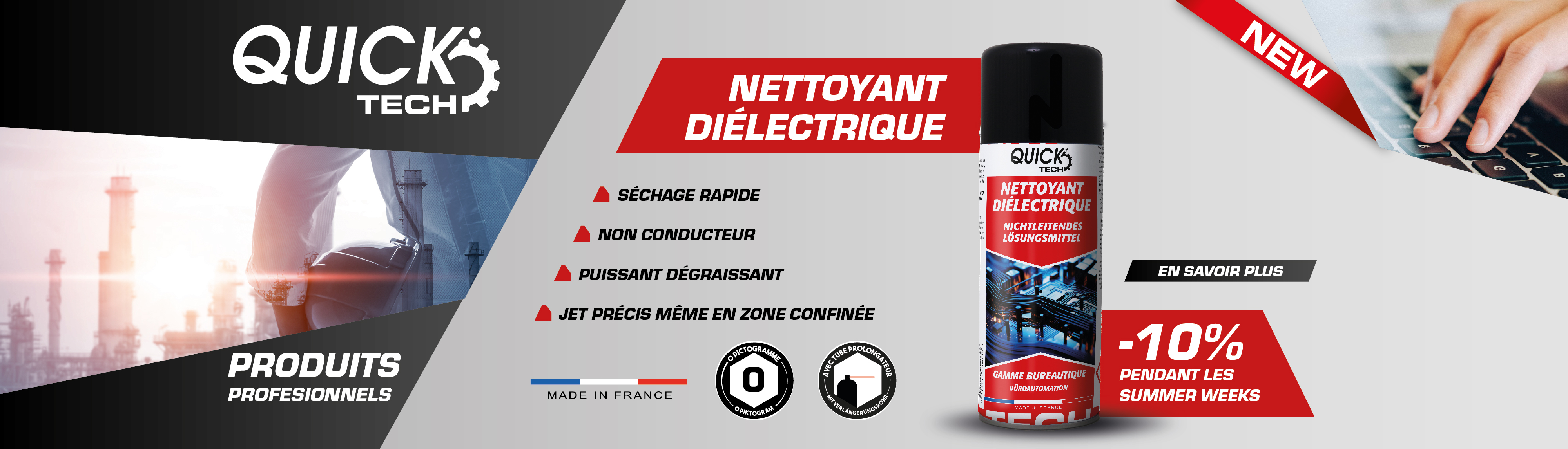 Diélectrique : Nouveauté QUICK TECH